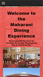 Mobile Screenshot of maharaniindiarestauranteg.com